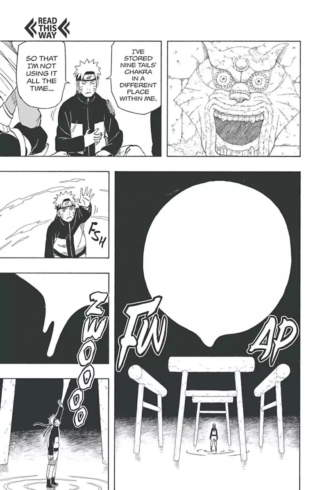 Naruto Chapter 505 page 14 - Chapter 505: Nine Tails' Chakra, Opened!!