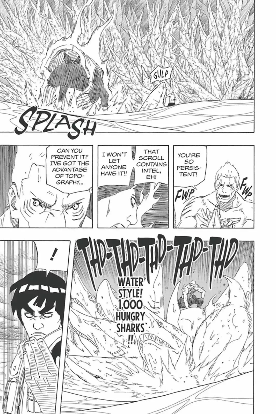 Naruto Chapter 506 page 11 - Chapter 506: Guy Vs. Kisame!!