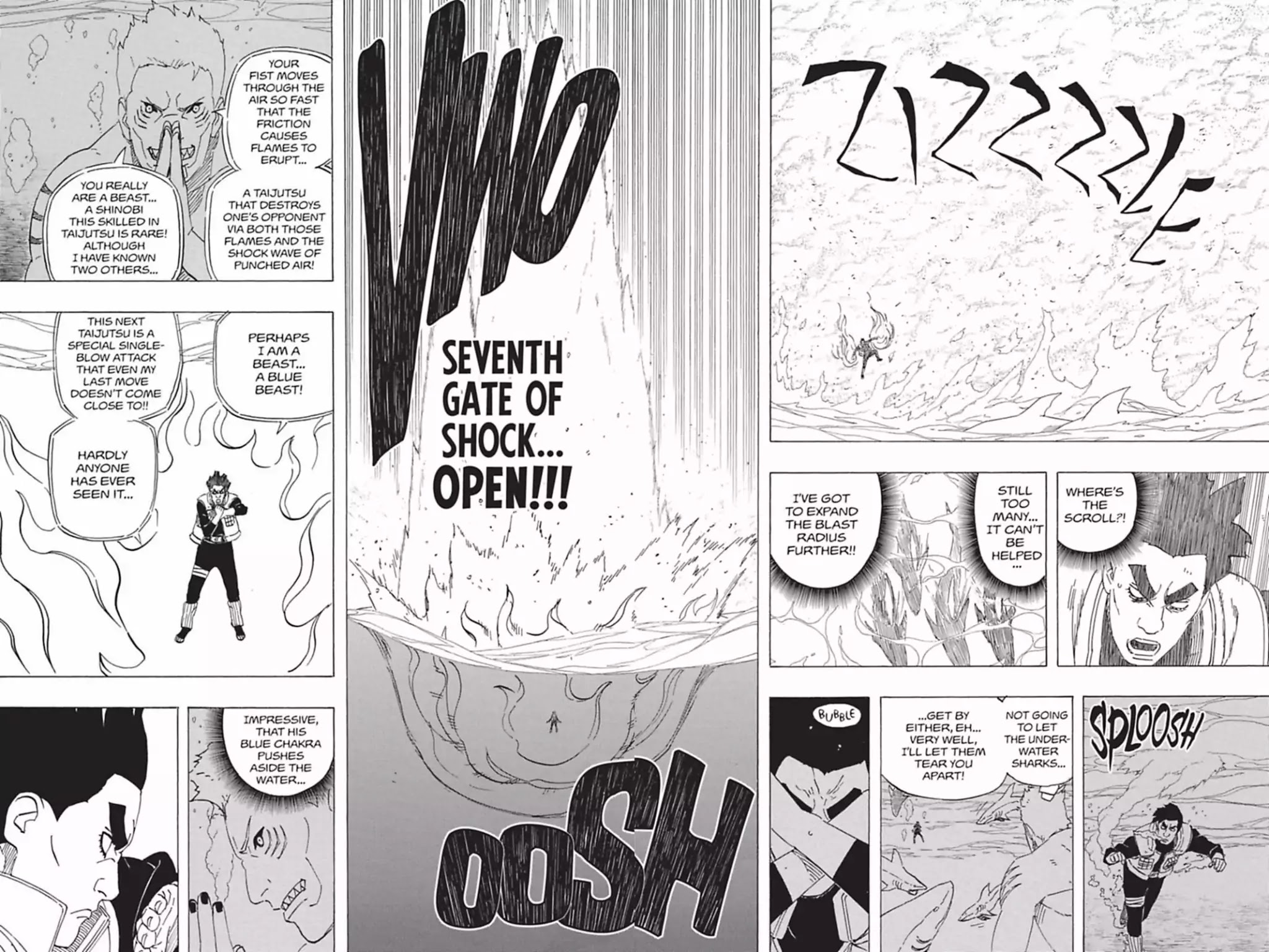 Naruto Chapter 506 page 13 - Chapter 506: Guy Vs. Kisame!!