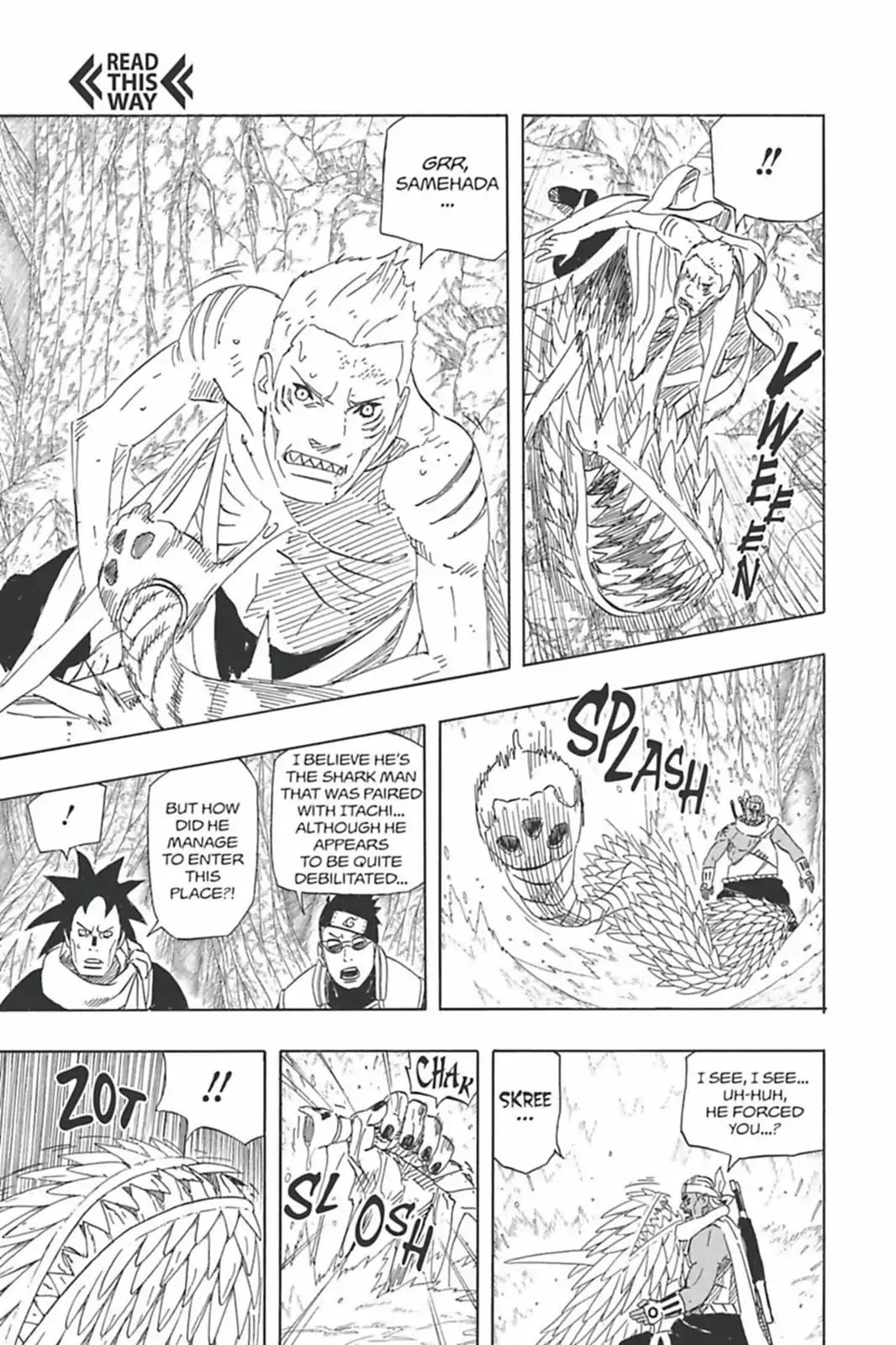 Naruto Chapter 506 page 3 - Chapter 506: Guy Vs. Kisame!!