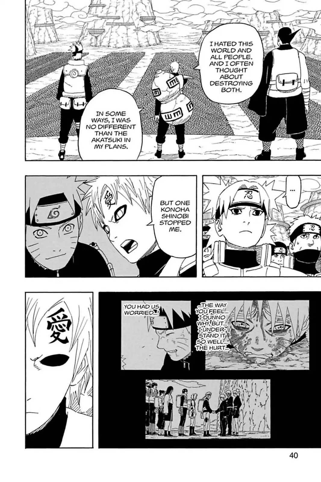 Naruto Chapter 516 page 11 - Chapter 516: Gaara's Speech