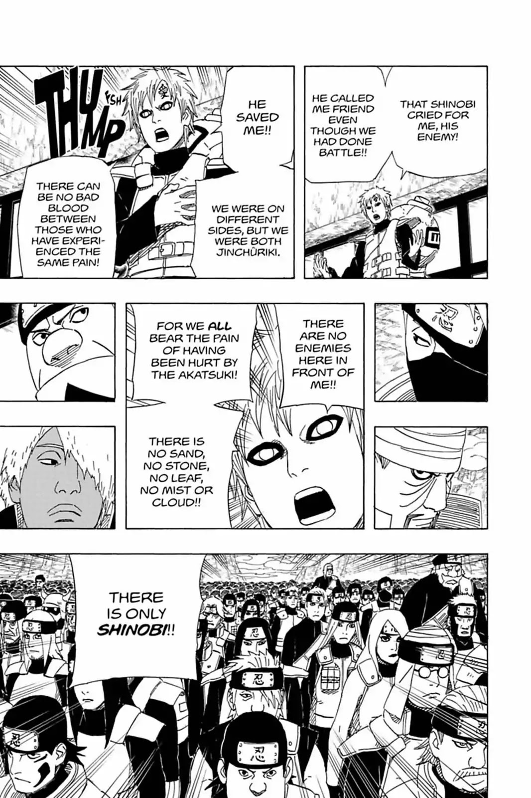 Naruto Chapter 516 page 12 - Chapter 516: Gaara's Speech