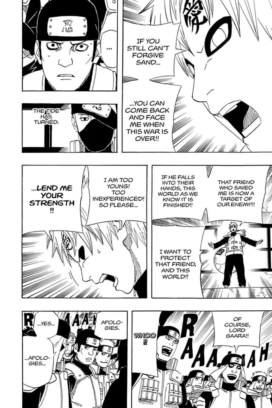 Naruto Chapter 516 page 13 - Chapter 516: Gaara's Speech