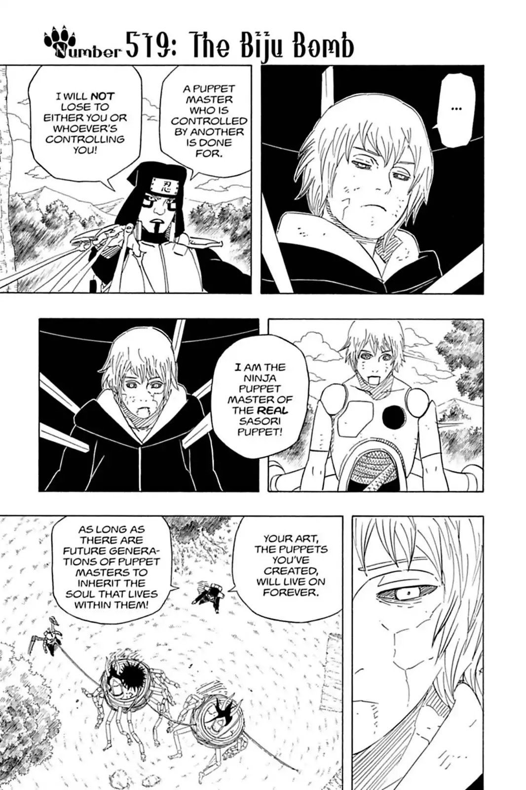 Naruto Chapter 519 page 1 - Chapter 519: The Biju Bomb