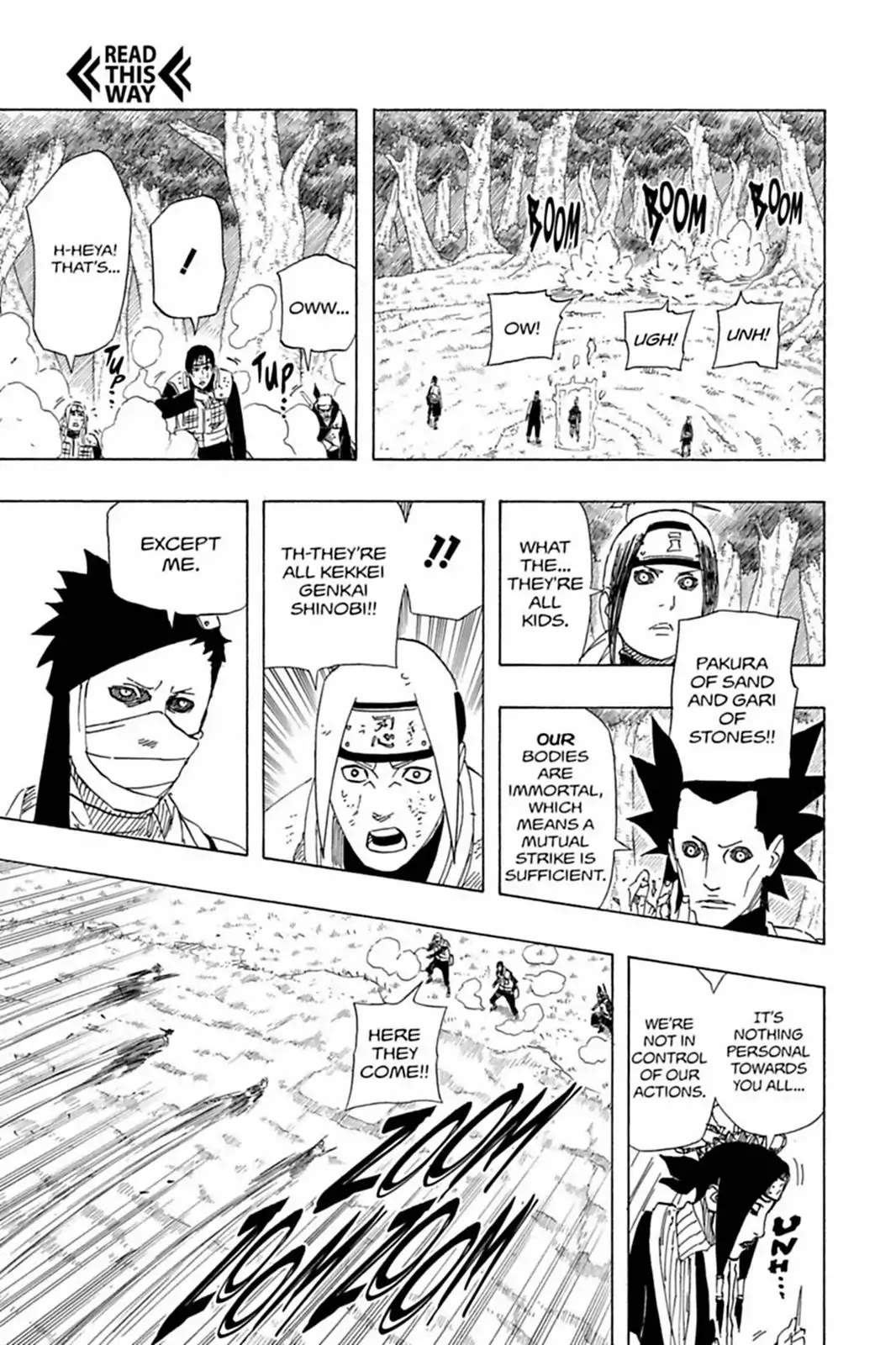 Naruto Chapter 521 page 12 - Chapter 521: The Main Regiment In Battle!!