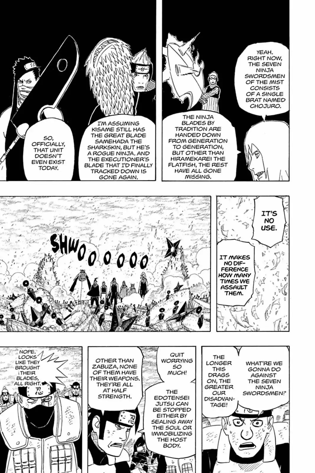 Naruto Chapter 523 page 5 - Chapter 523: The Legendary Seven Swordsmen Of The Mist!!