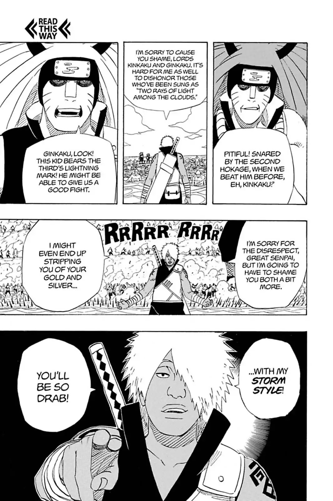 Naruto Chapter 526 page 16 - Chapter 526: D Unit's Battle Challenge!!