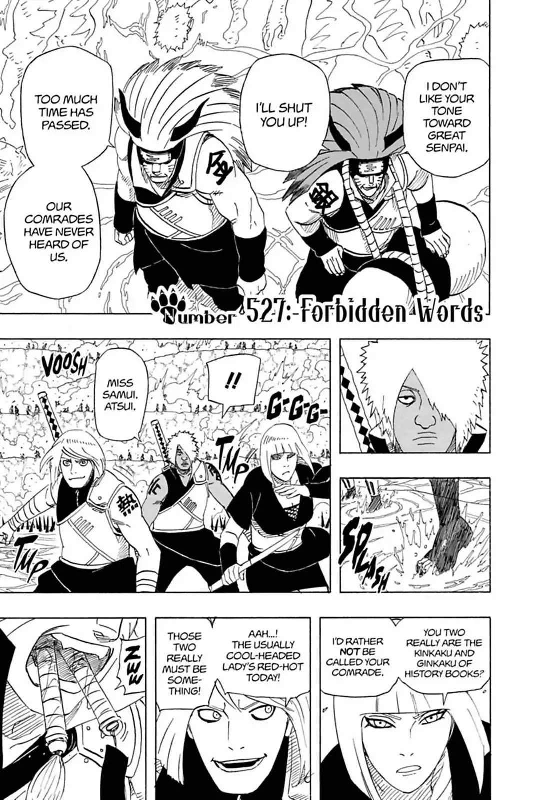 Naruto Chapter 527 page 1 - Chapter 527: Forbidden Words