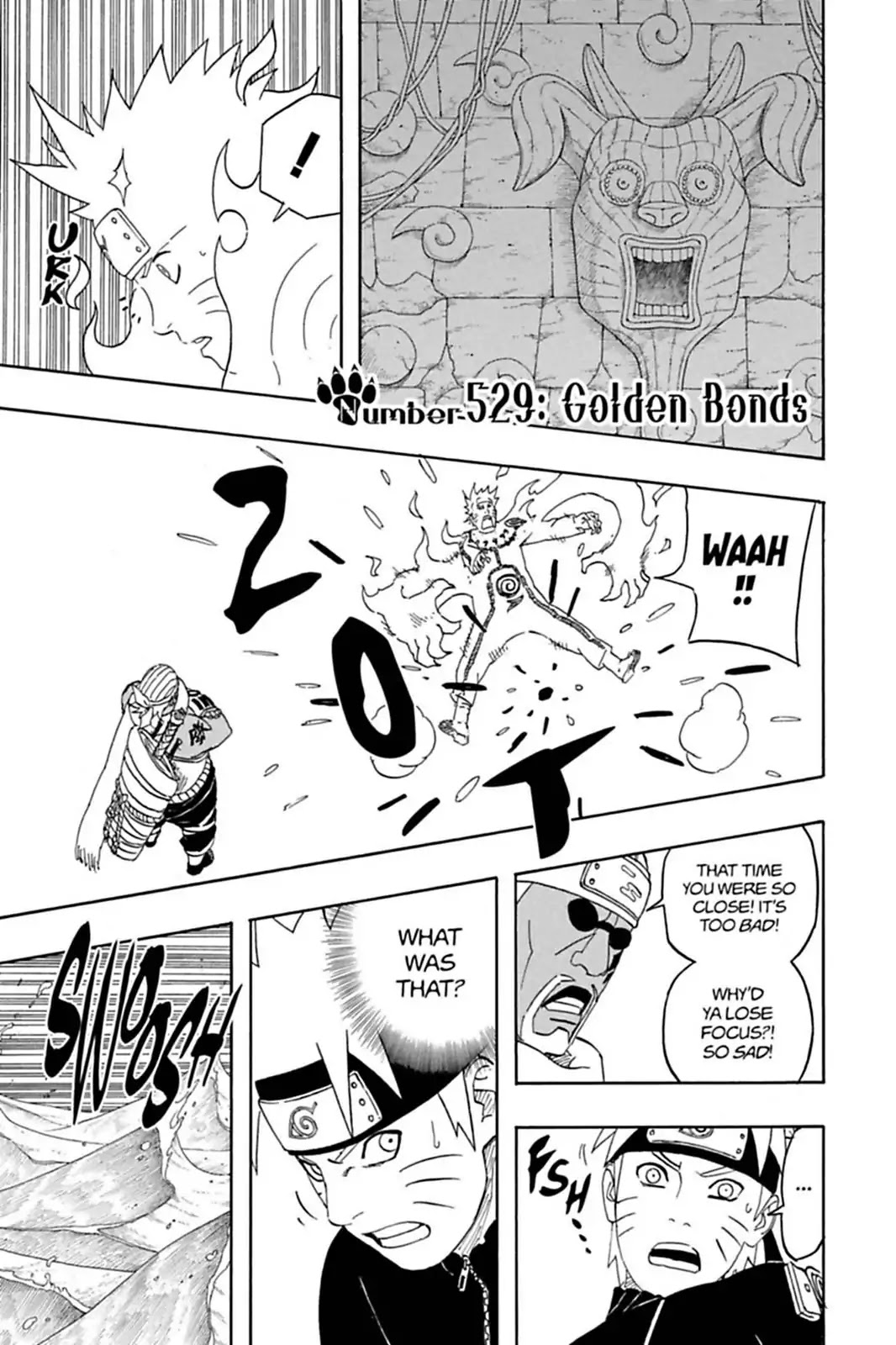 Naruto Chapter 529 page 1 - Chapter 529: Golden Bonds