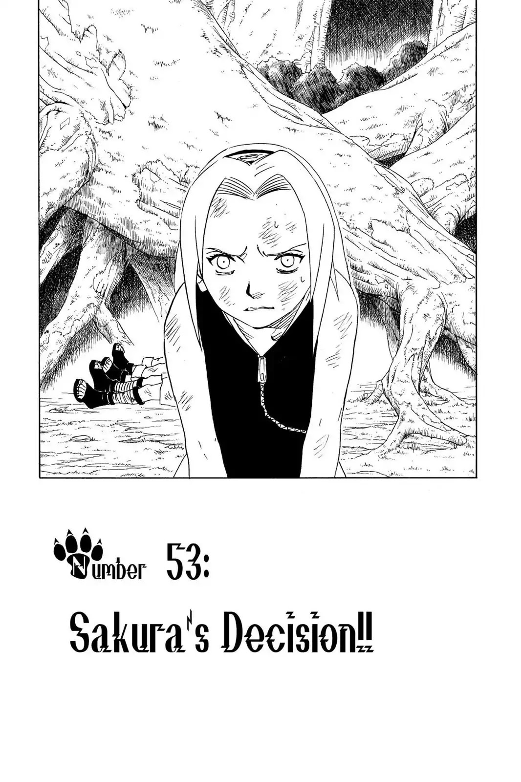 Naruto Chapter 53 page 1 - Chapter 53: Sakura's Decision!!
