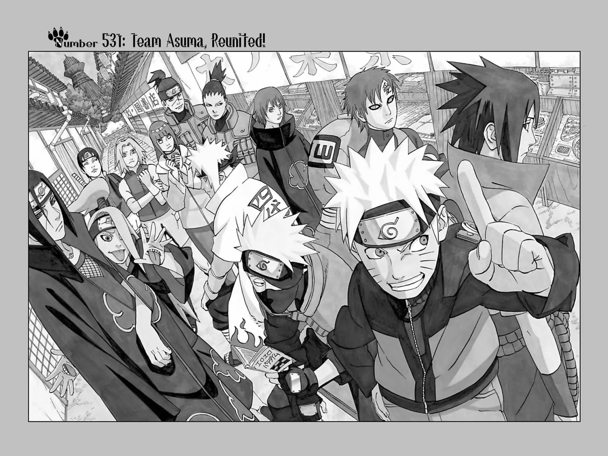 Naruto Chapter 531 page 2 - Chapter 531: Team Asuma, Reunited!
