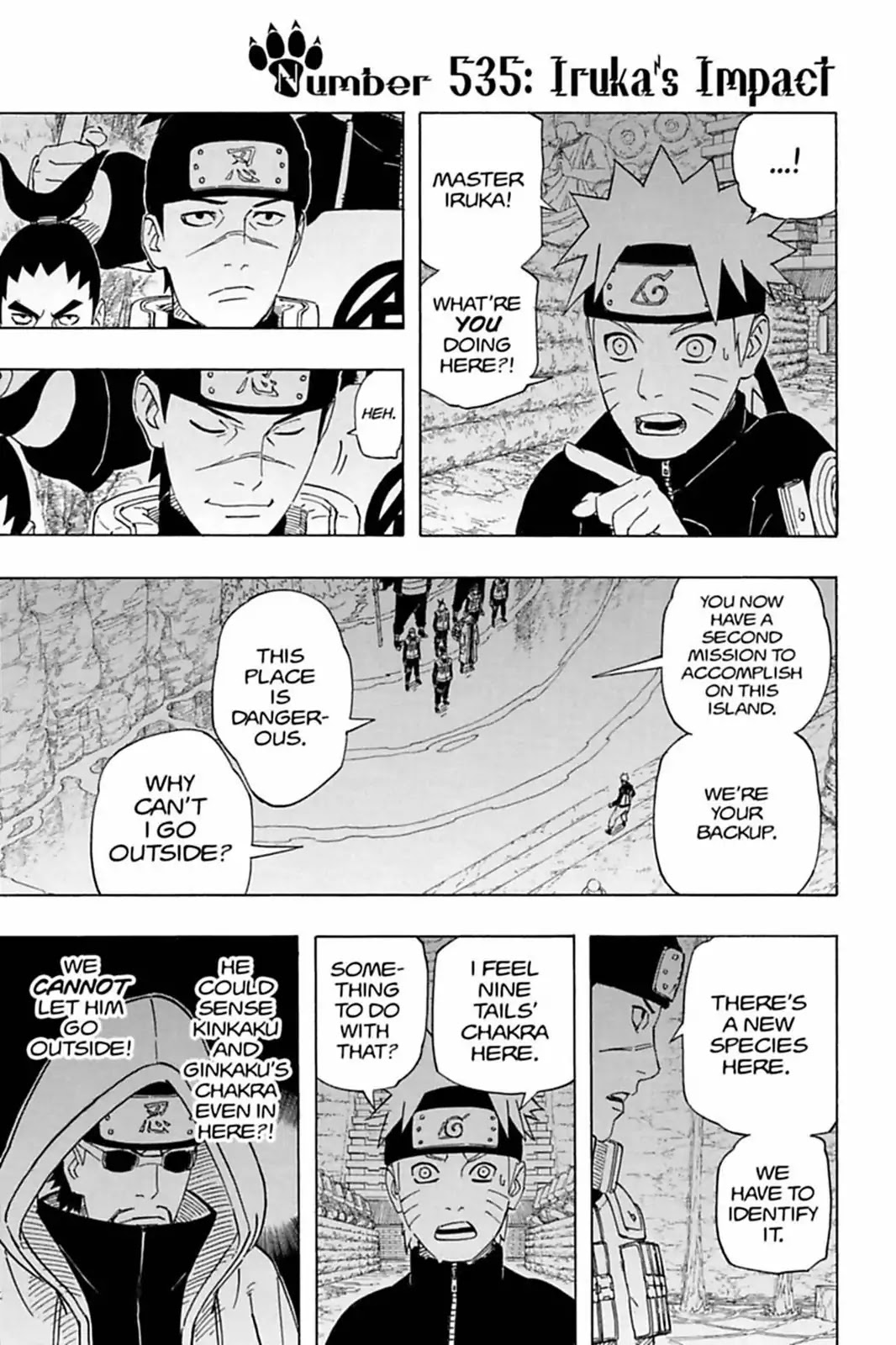 Naruto Chapter 535 page 8 - Chapter 535: Iruka's Impact