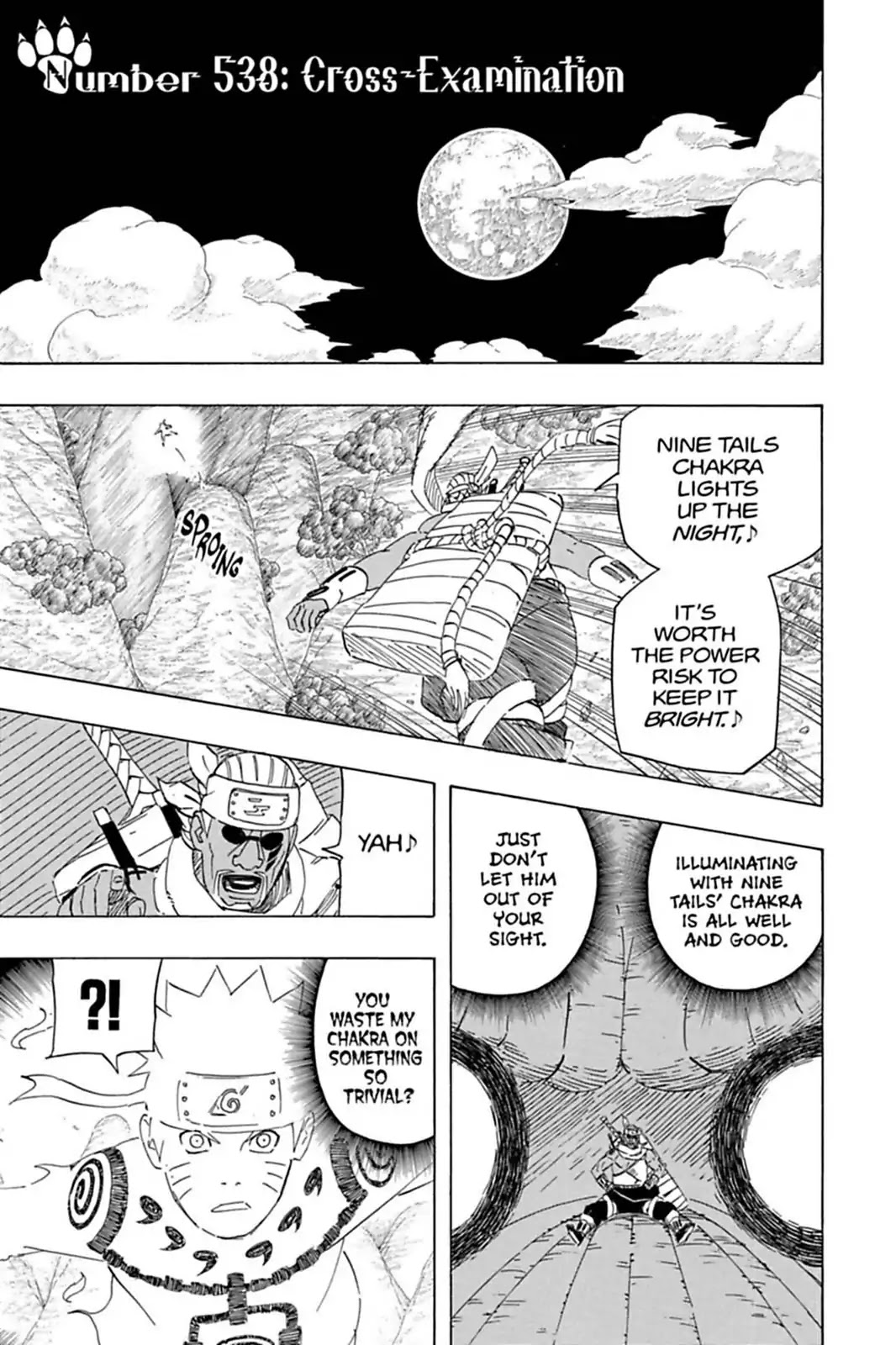 Naruto Chapter 538 page 1 - Chapter 538: Cross-Examination
