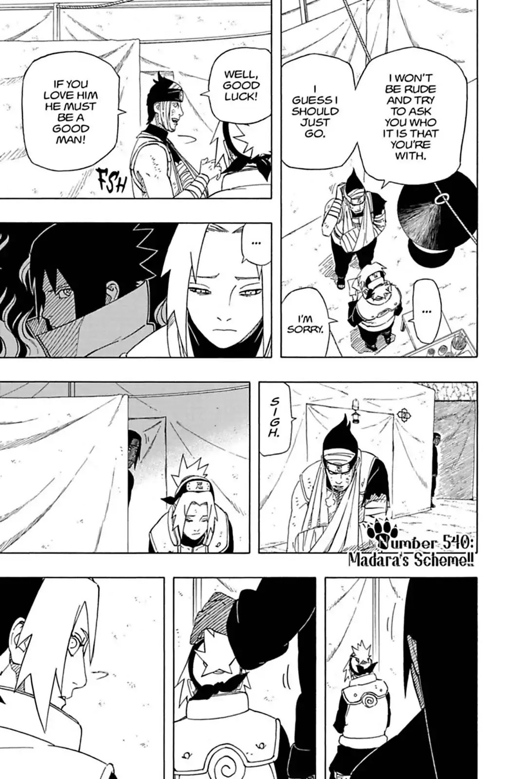 Naruto Chapter 540 page 1 - Chapter 540: Madara's Scheme!!