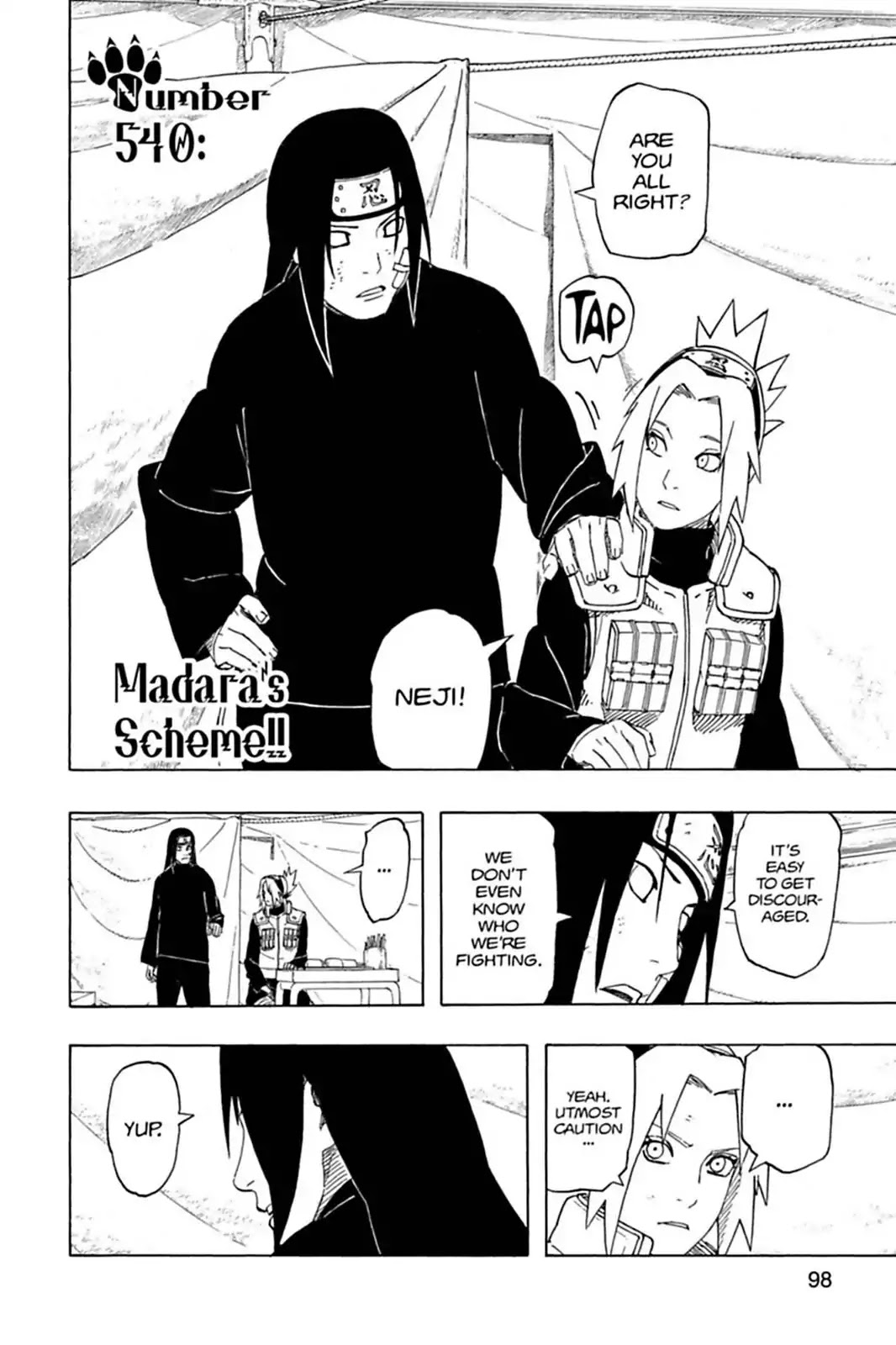Naruto Chapter 540 page 2 - Chapter 540: Madara's Scheme!!