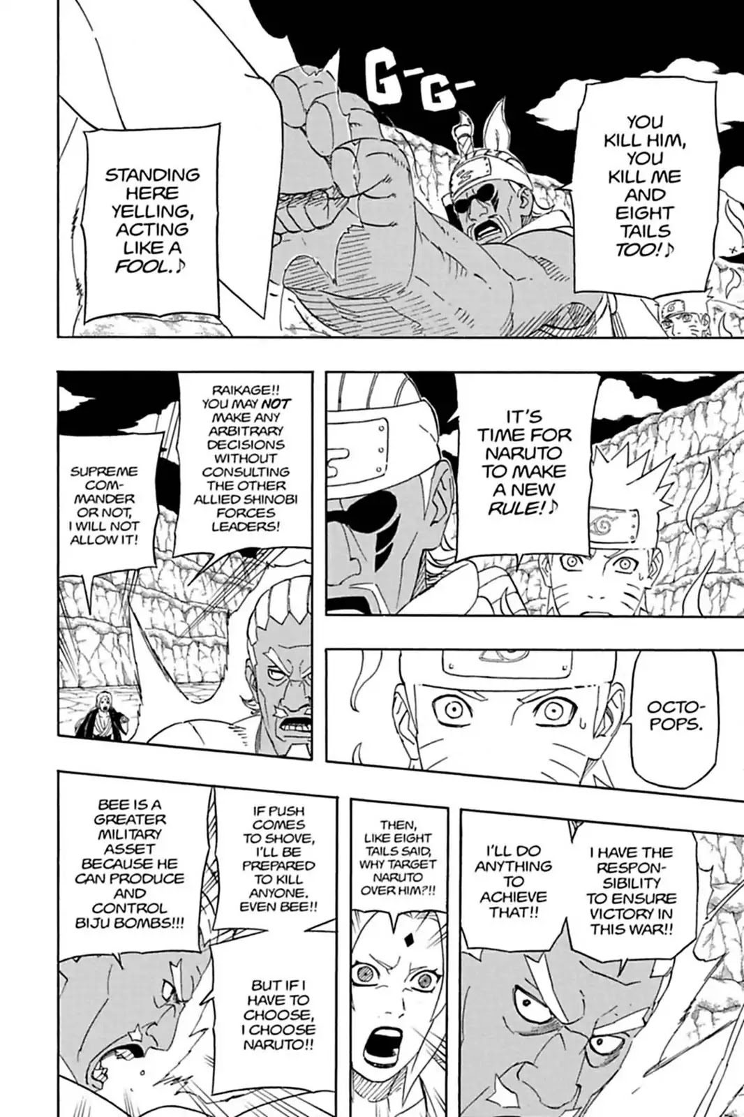 Naruto Chapter 541 page 14 - Chapter 541: Raikage Vs. Naruto?!
