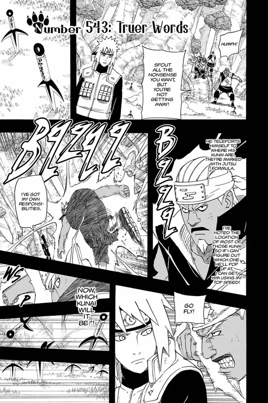 Naruto Chapter 543 page 1 - Chapter 543: Truer Words