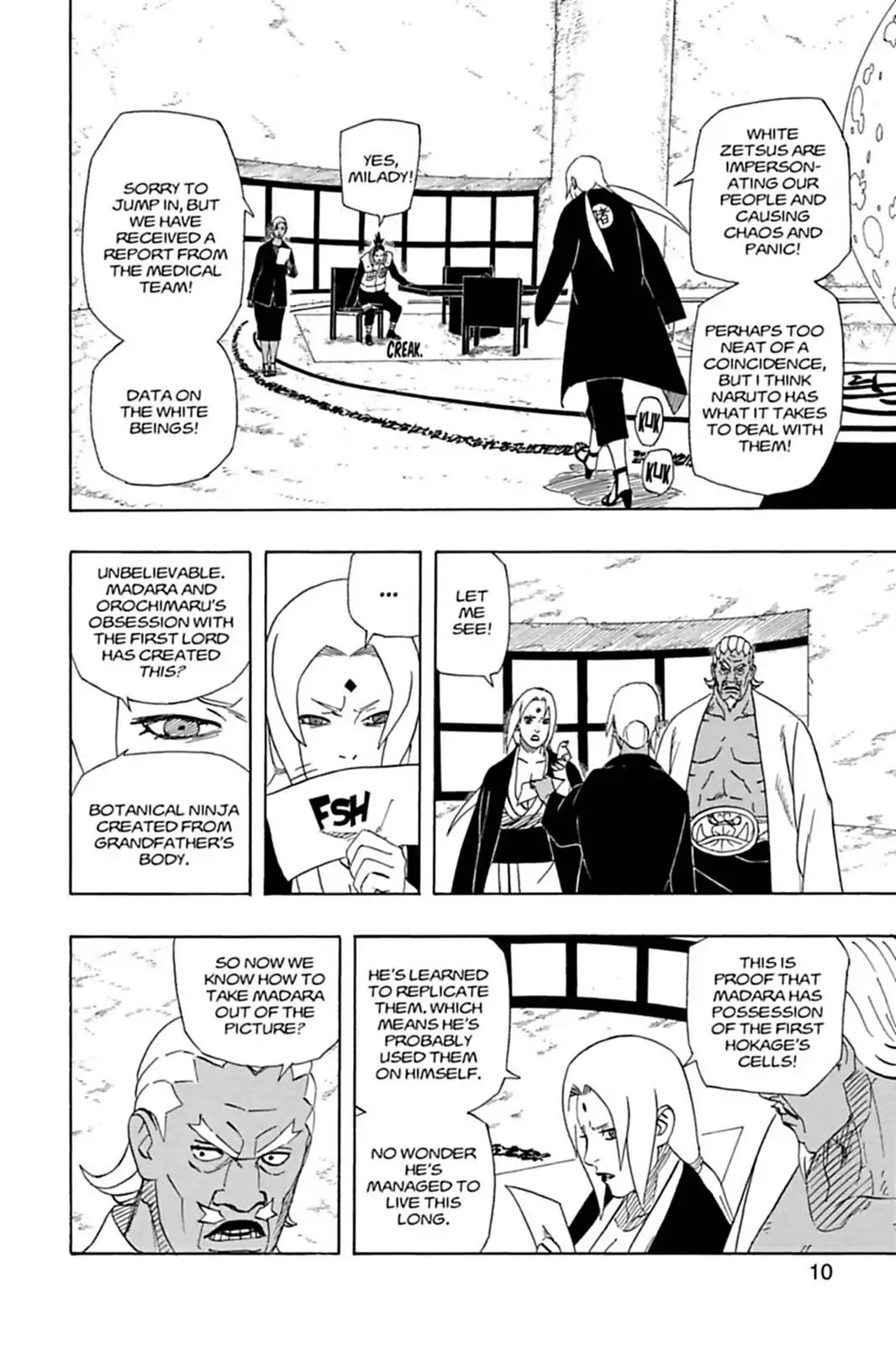 Naruto Chapter 545 page 11 - Chapter 545: The Immortal Corps