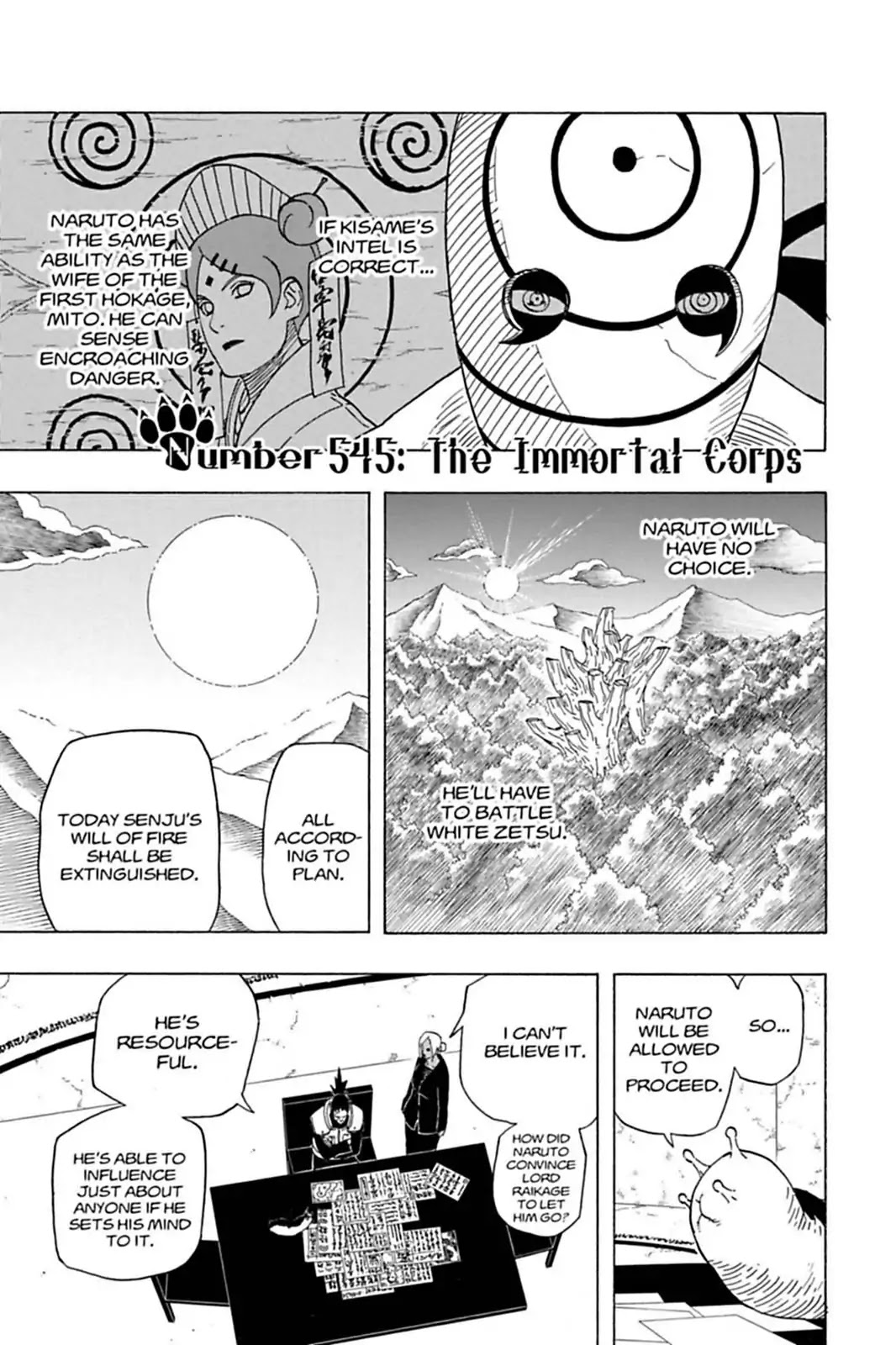 Naruto Chapter 545 page 8 - Chapter 545: The Immortal Corps