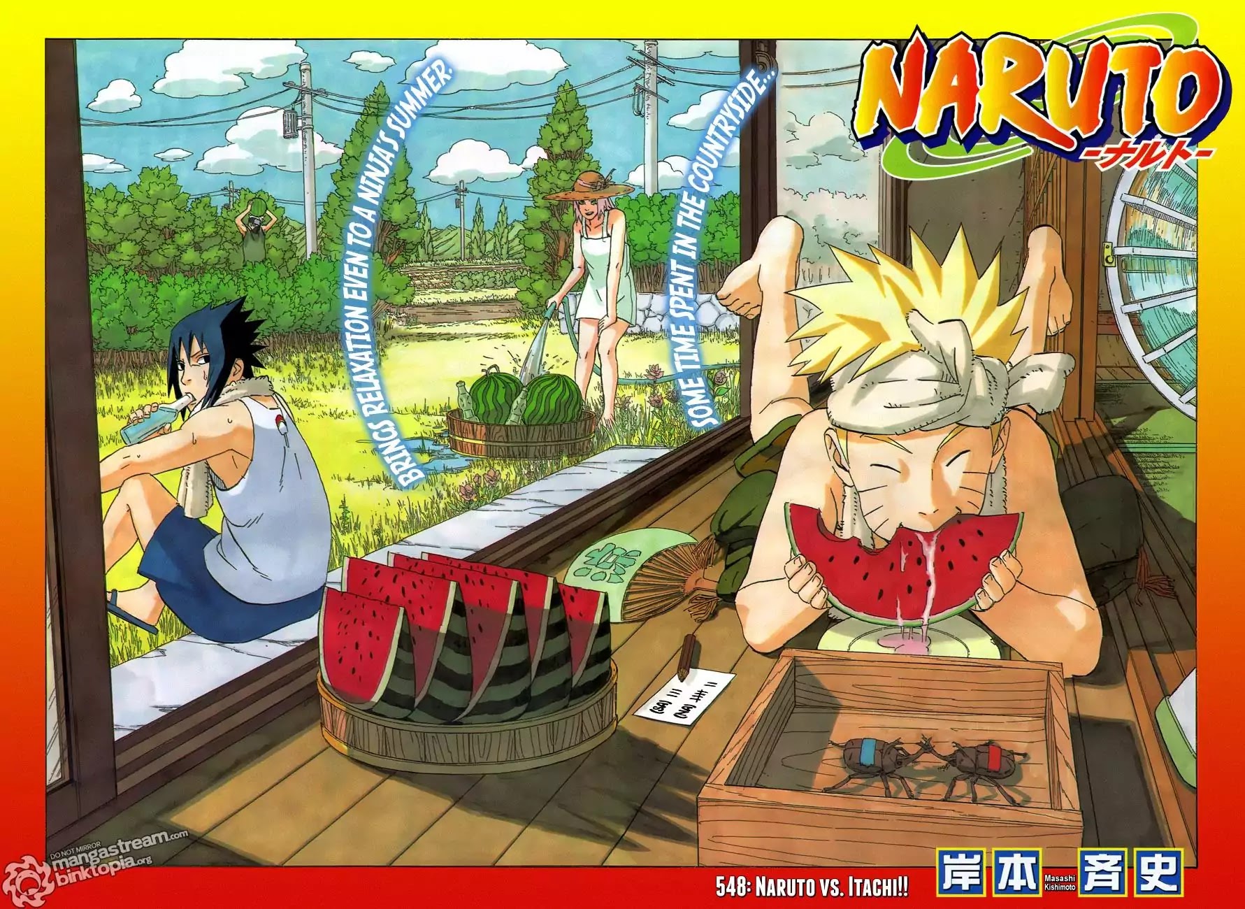 Naruto Chapter 548 page 3 - Chapter 548: Naruto Vs. Itachi!!