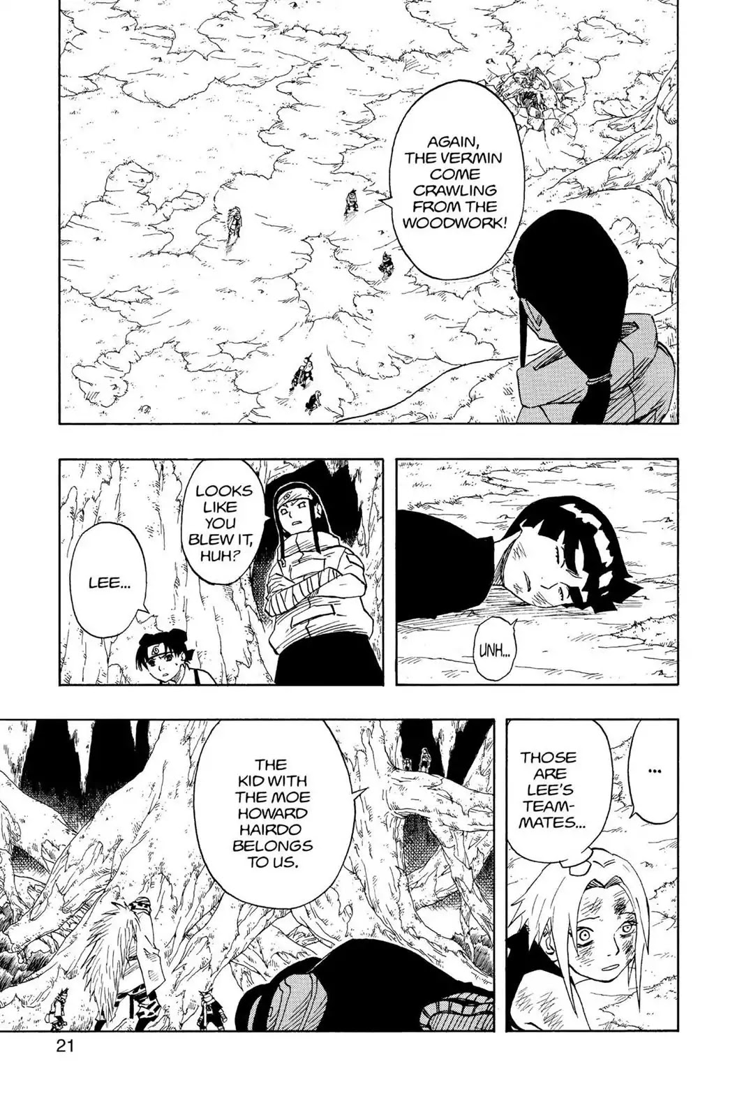 Naruto Chapter 55 page 22 - Chapter 55: No Holds Barred!!