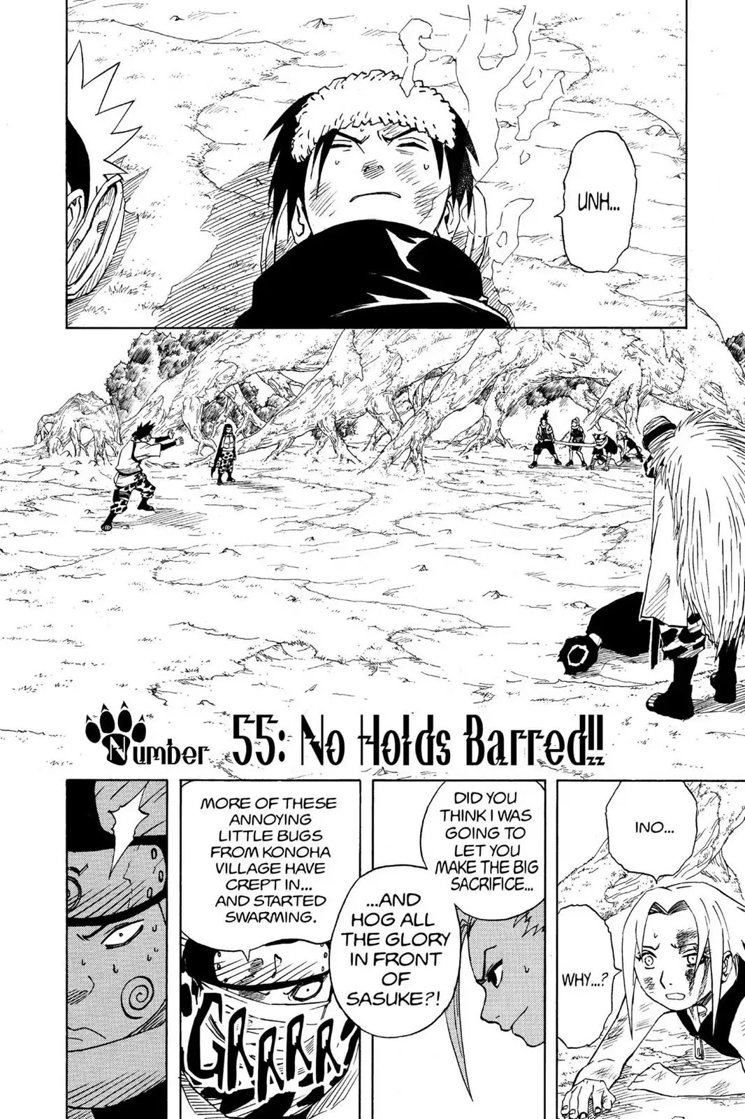 Naruto Chapter 55 page 9 - Chapter 55: No Holds Barred!!