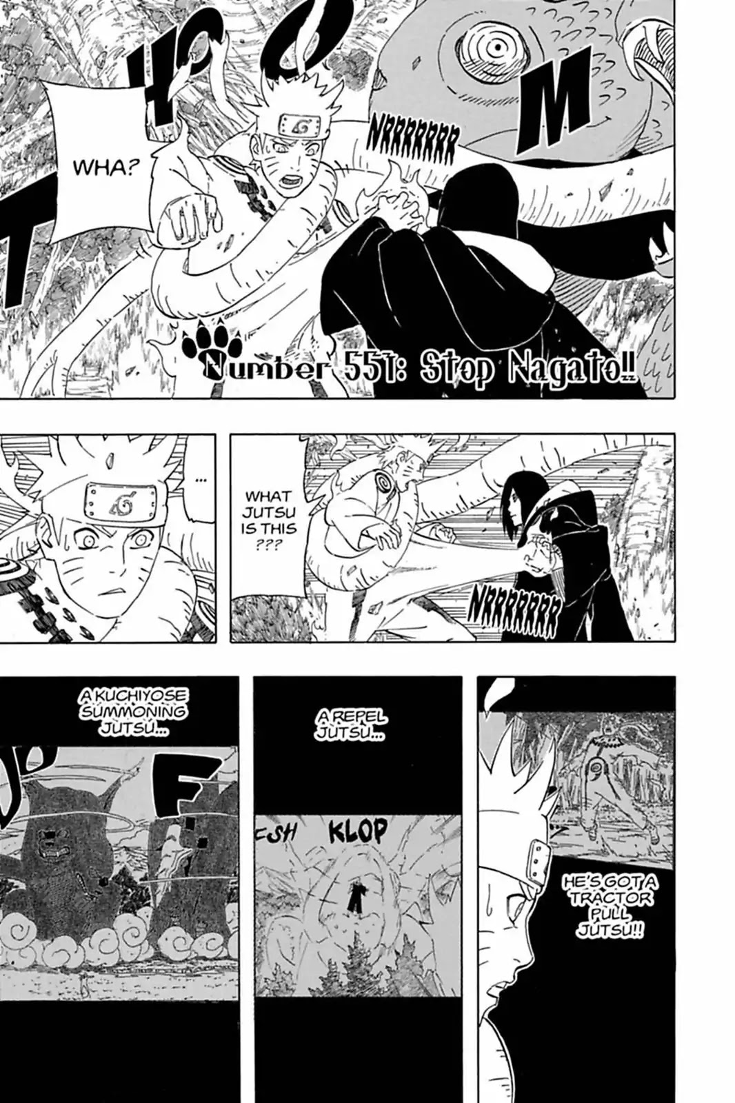 Naruto Chapter 551 page 1 - Chapter 551: Stop Nagato!!