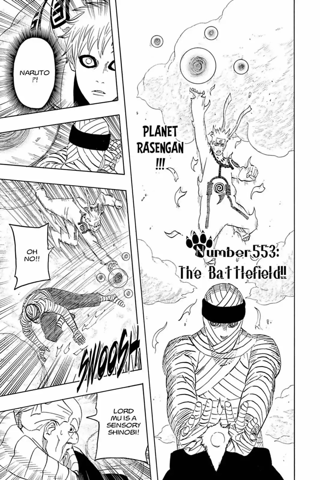 Naruto Chapter 553 page 1 - Chapter 553: The Battlefield!!
