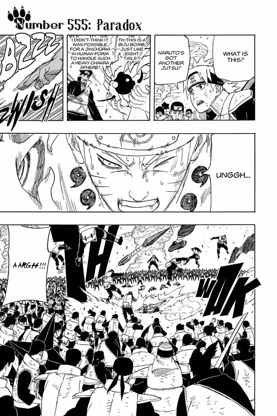 Naruto Chapter 555 page 1 - Chapter 555: Paradox