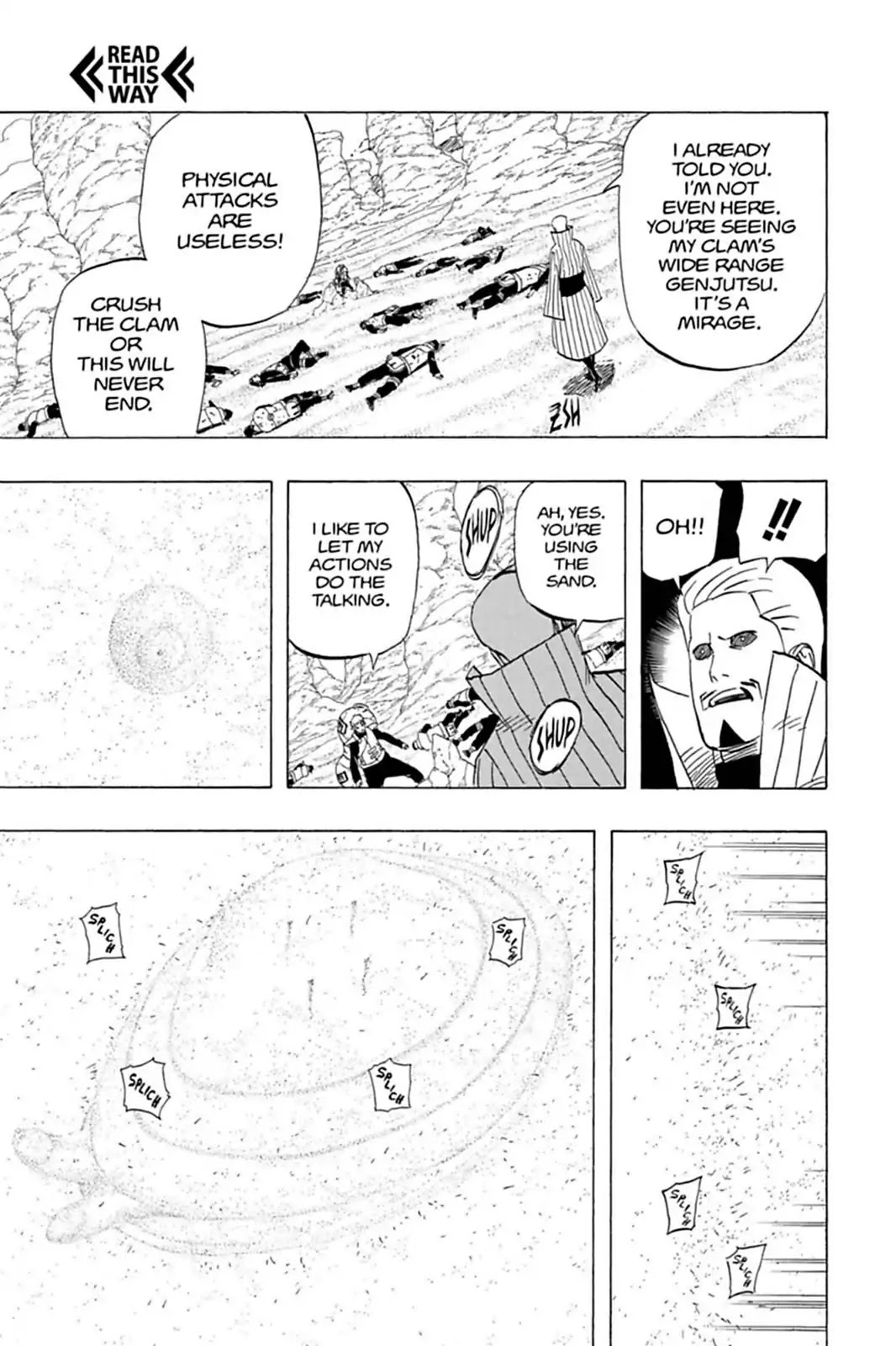 Naruto Chapter 556 page 10 - Chapter 556: Gaara Vs Mizukage!!
