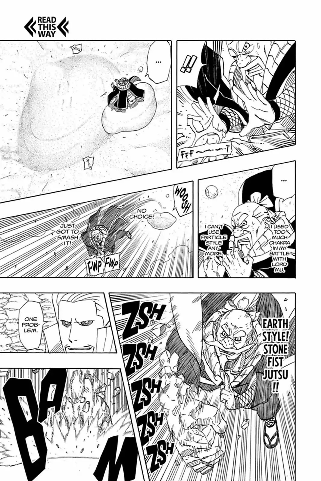 Naruto Chapter 556 page 12 - Chapter 556: Gaara Vs Mizukage!!