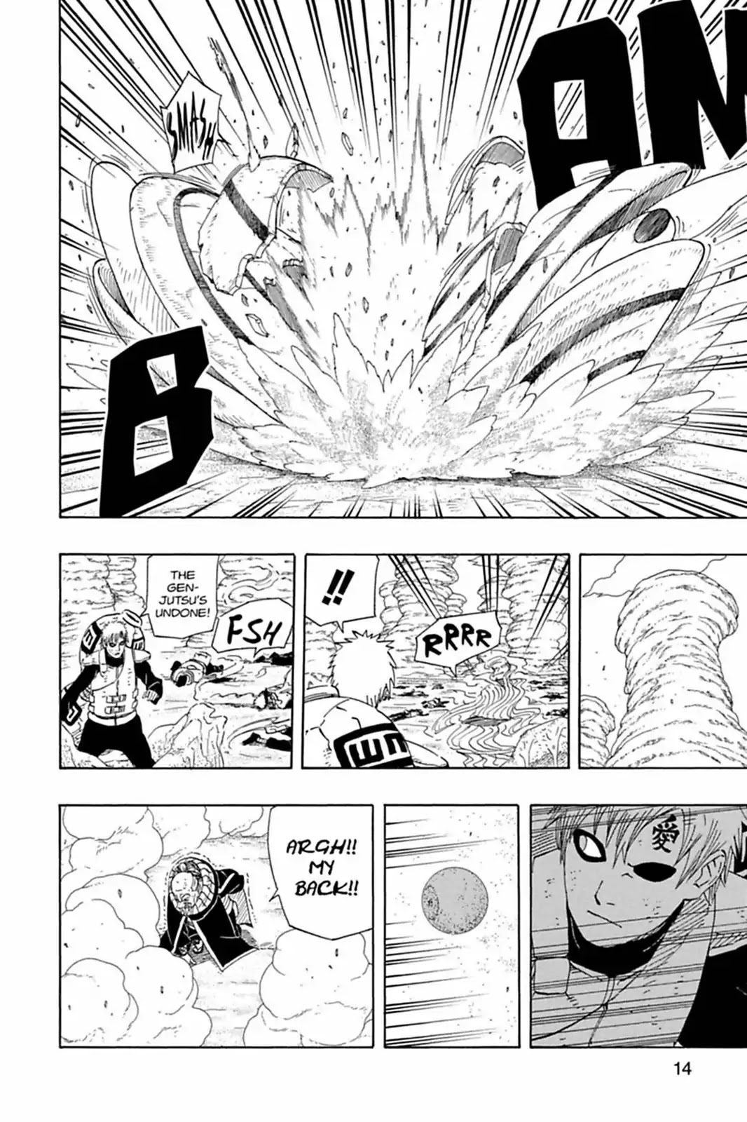 Naruto Chapter 556 page 15 - Chapter 556: Gaara Vs Mizukage!!