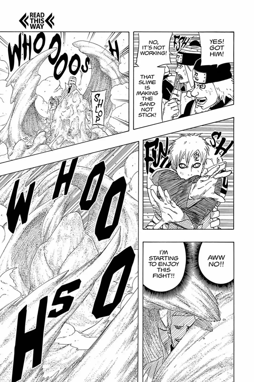 Naruto Chapter 556 page 19 - Chapter 556: Gaara Vs Mizukage!!