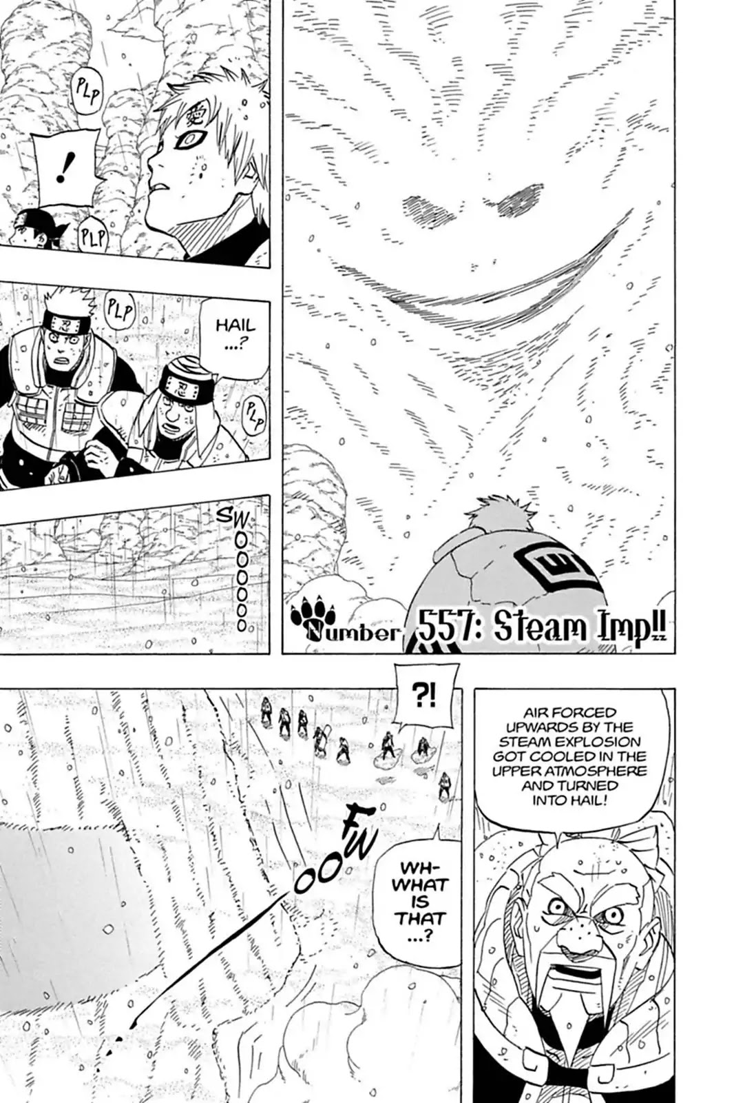 Naruto Chapter 557 page 1 - Chapter 557: Steam Imp!!