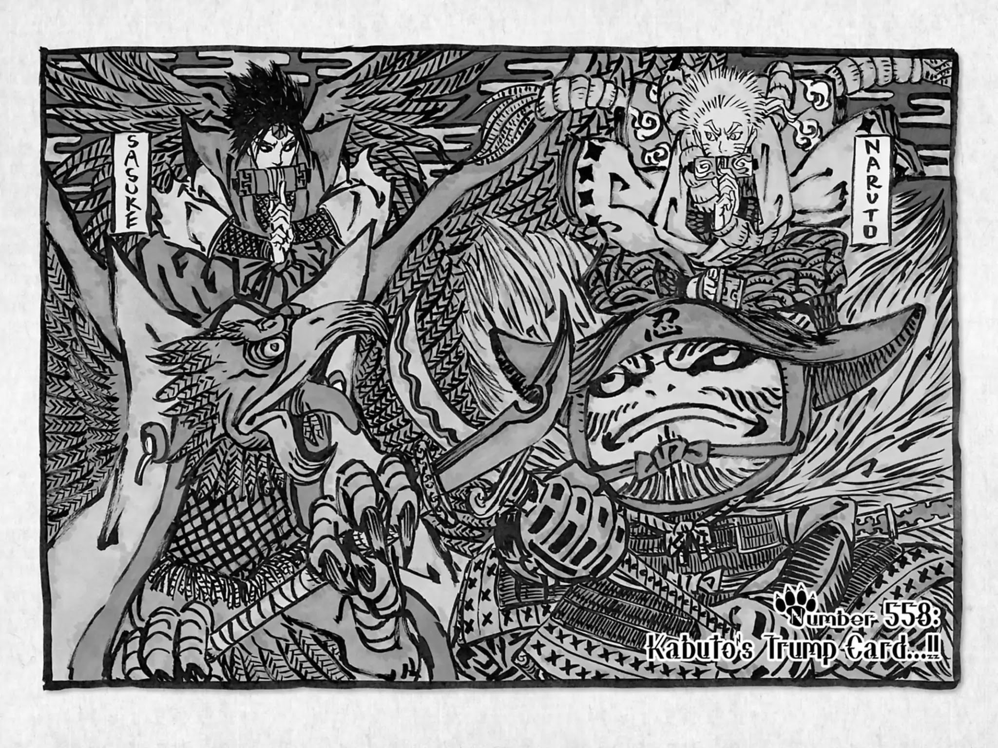 Naruto Chapter 558 page 2 - Chapter 558: Kabuto's Trump Card...!!