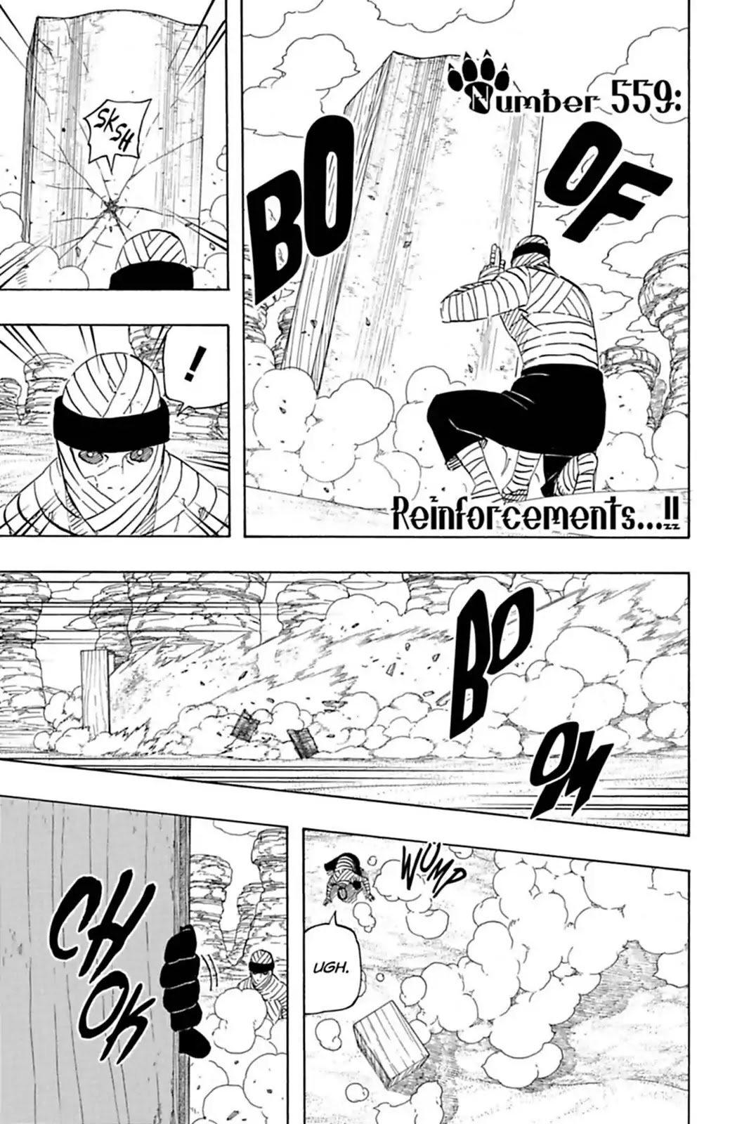 Naruto Chapter 559 page 1 - Chapter 559: Reinforcements...!!