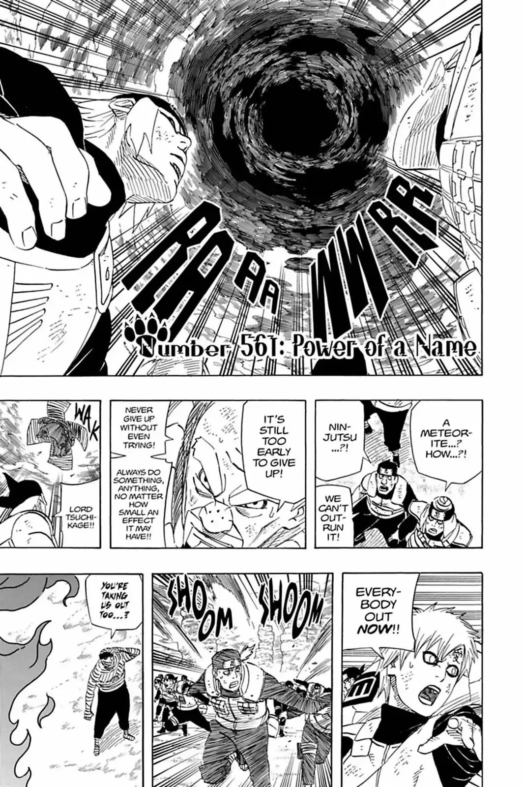 Naruto Chapter 561 page 1 - Chapter 561: Power Of A Name