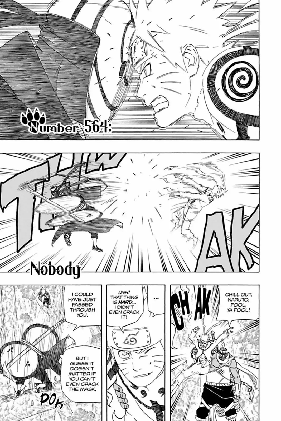 Naruto Chapter 564 page 1 - Chapter 564: Nobody