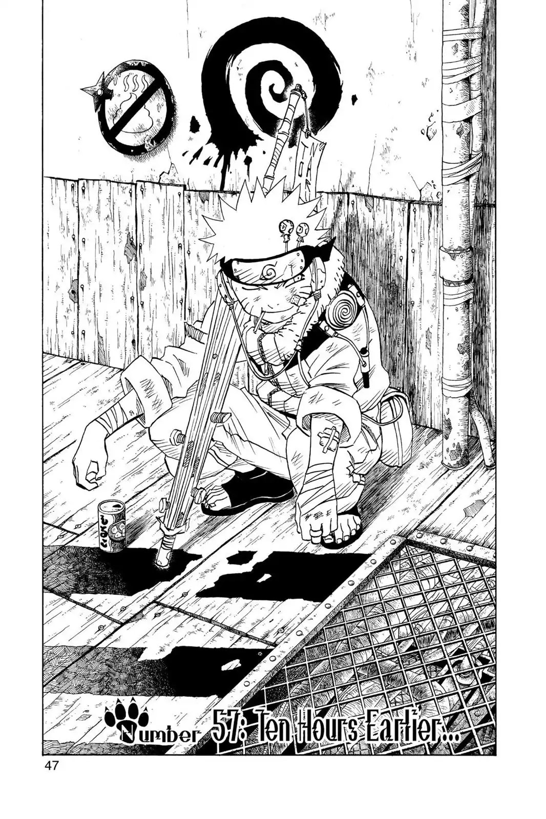Naruto Chapter 57 page 1 - Chapter 57: Ten Hours Earlier