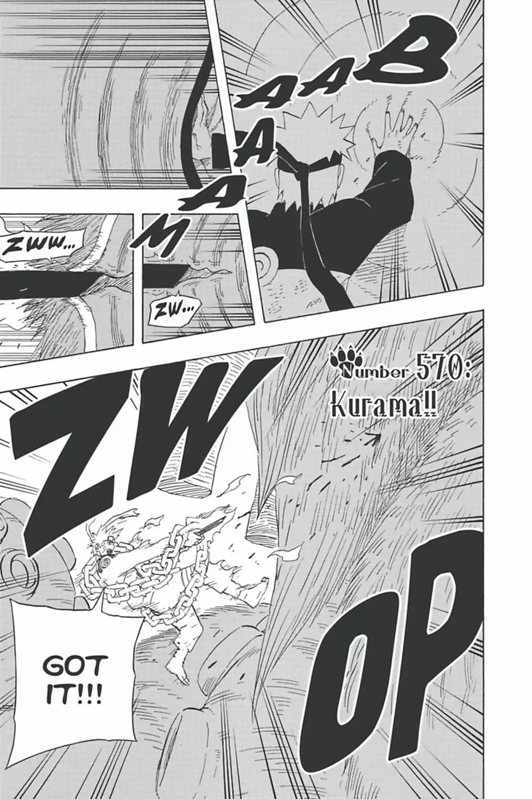 Naruto Chapter 570 page 1 - Chapter 570: Kurama!!