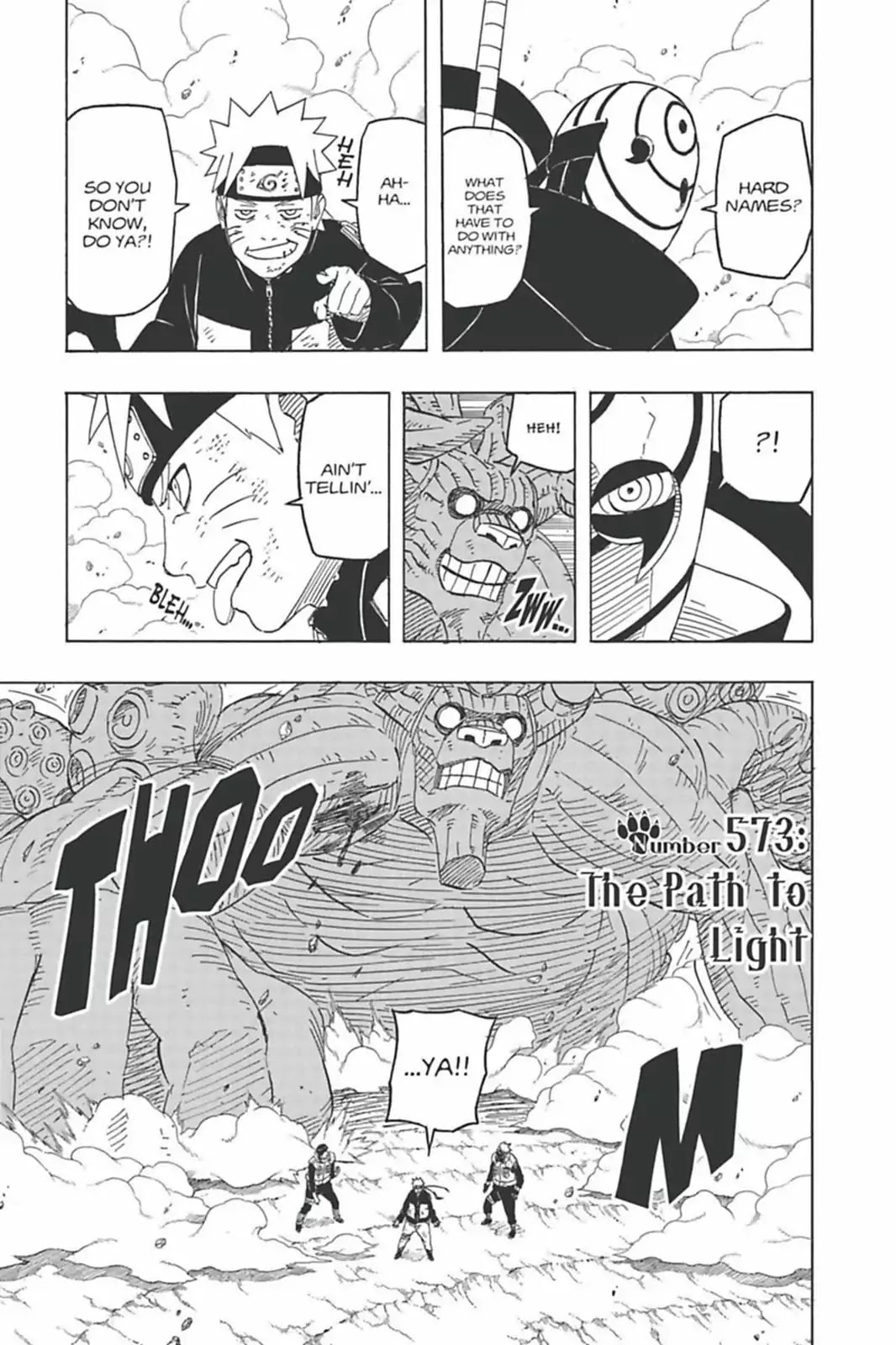 Naruto Chapter 573 page 1 - Chapter 573: The Path To Light