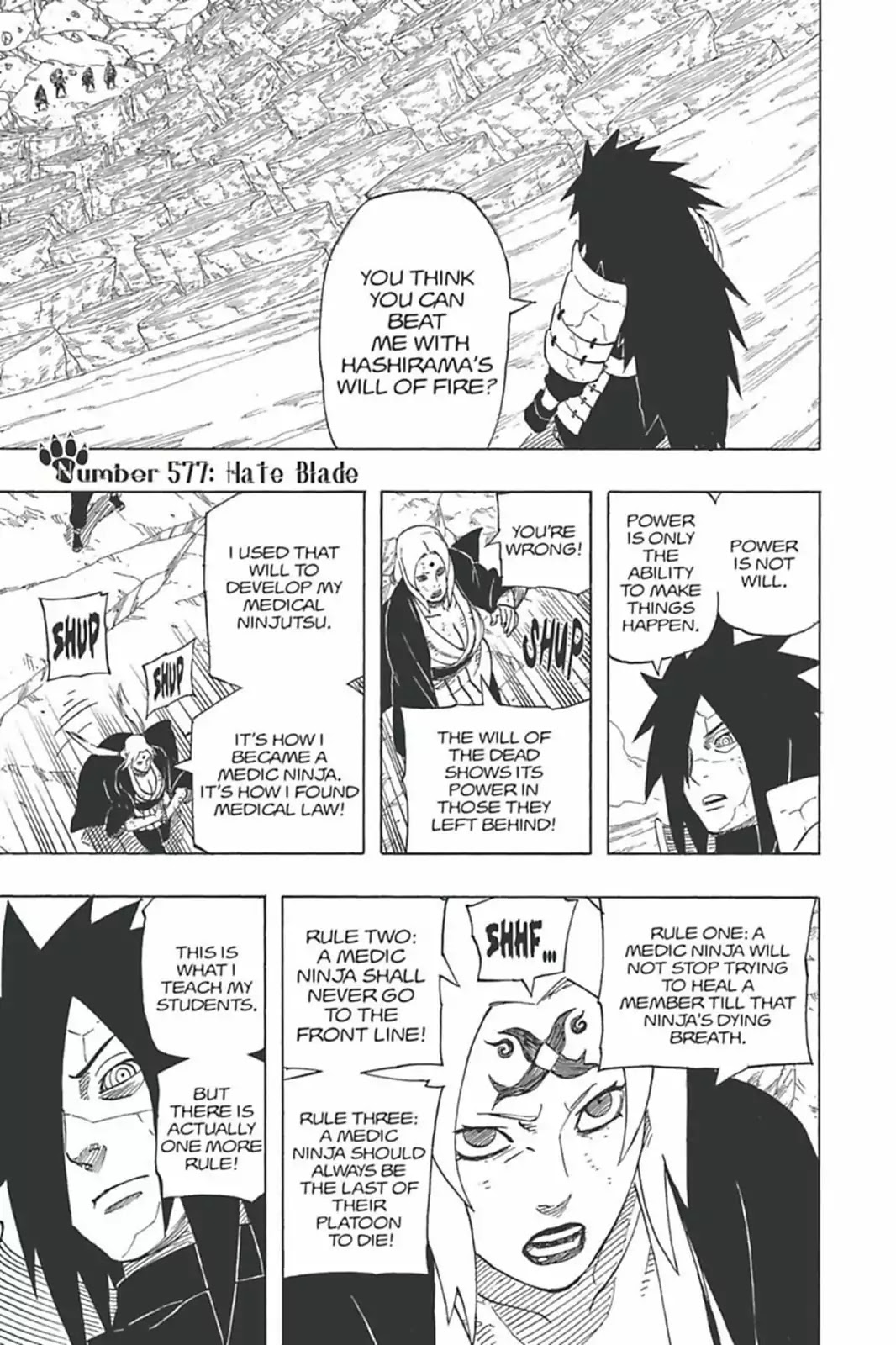 Naruto Chapter 577 page 1 - Chapter 577: Hate Blade