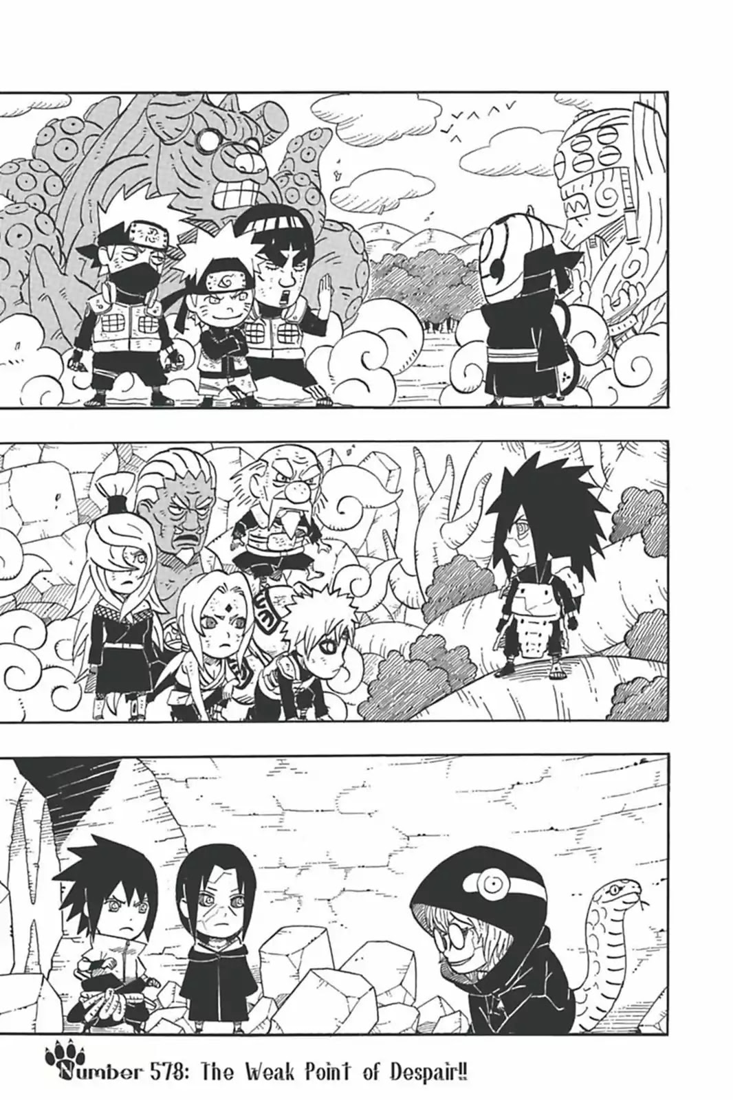Naruto Chapter 578 page 1 - Chapter 578: The Weak Point Of Despair