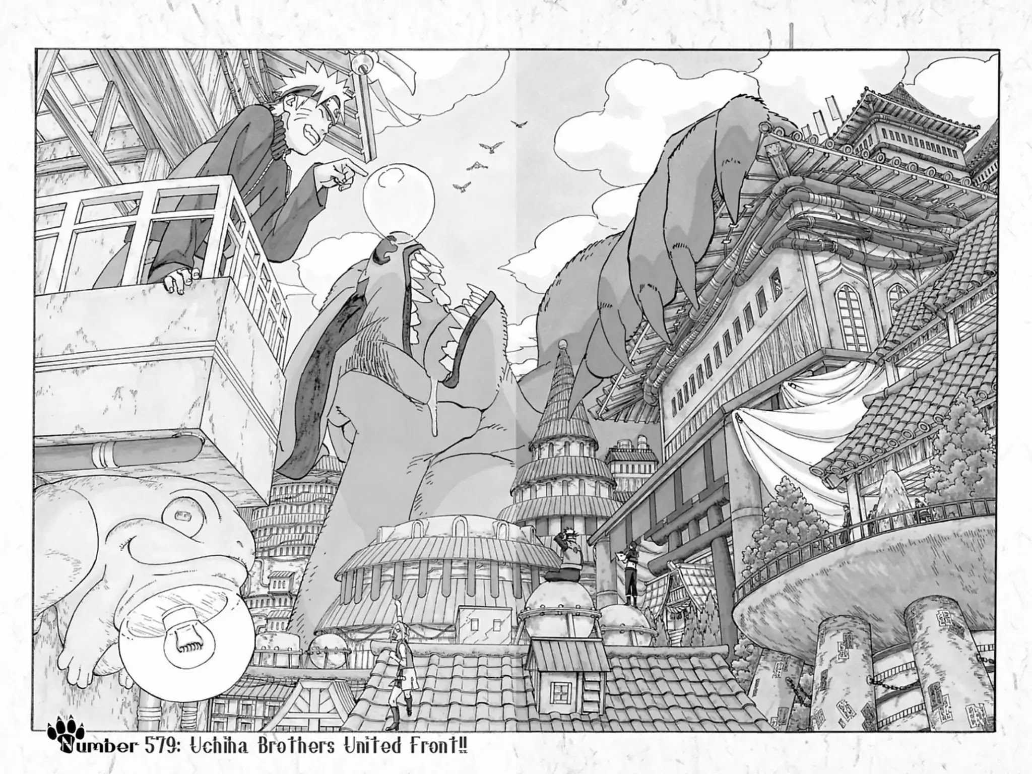 Naruto Chapter 579 page 1 - Chapter 579: Uchiha Brothers United Front!!