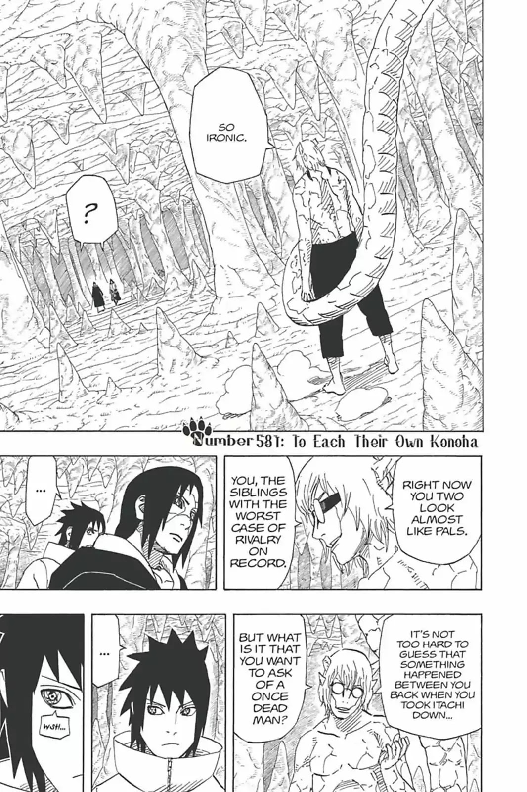 Naruto Chapter 581 page 1 - Chapter 581: To Each Their Own Konoha