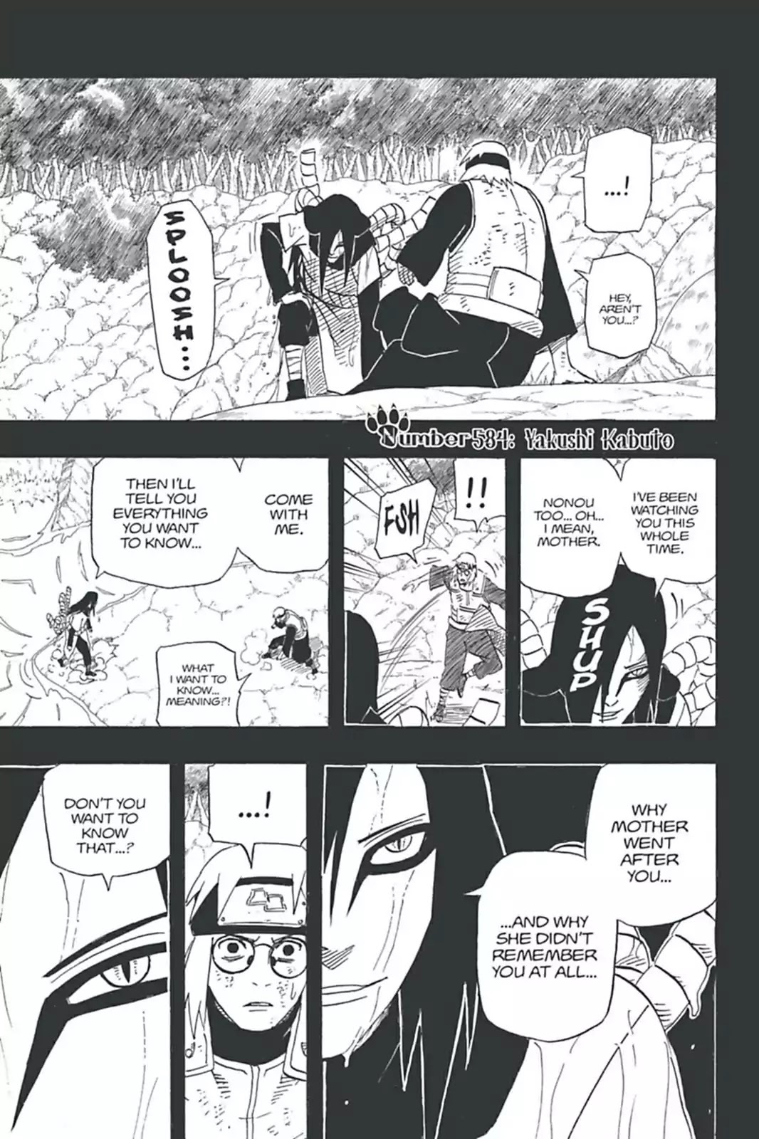 Naruto Chapter 584 page 1 - Chapter 584: Yakushi Kabuto