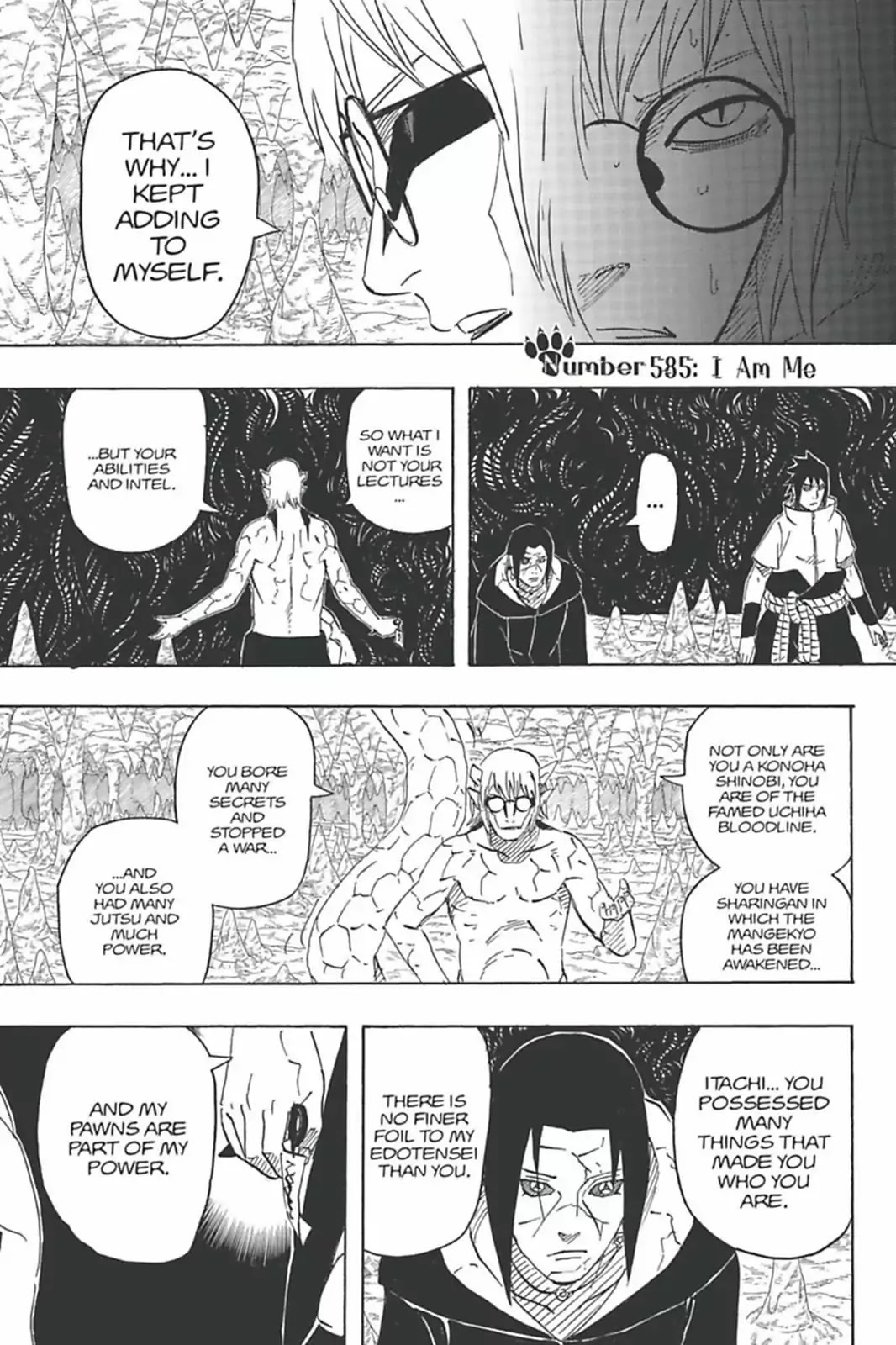 Naruto Chapter 585 page 1 - Chapter 585: I Am Me