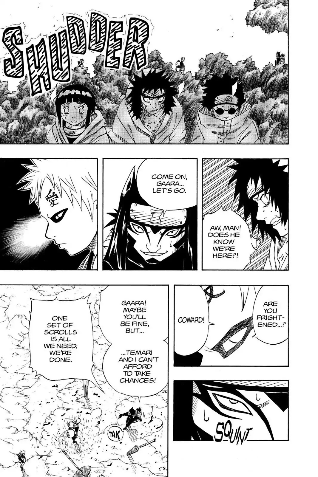 Naruto Chapter 59 page 13 - Chapter 59: The Tragedy Of The Sand!!