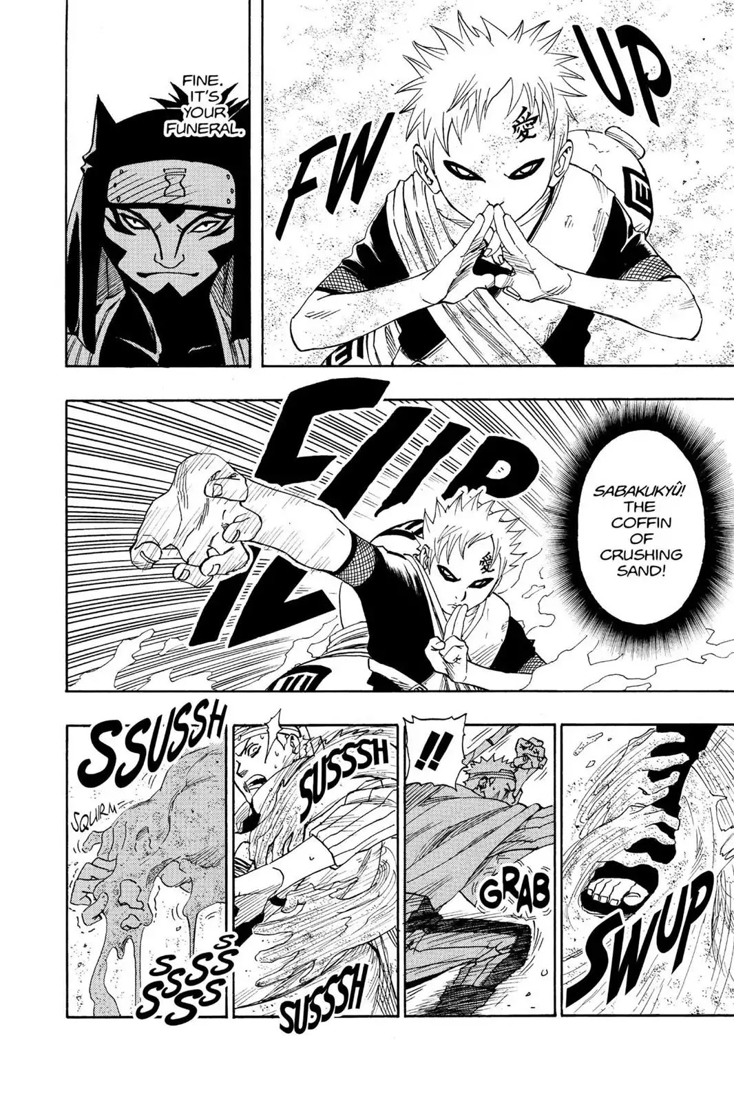 Naruto Chapter 59 page 4 - Chapter 59: The Tragedy Of The Sand!!