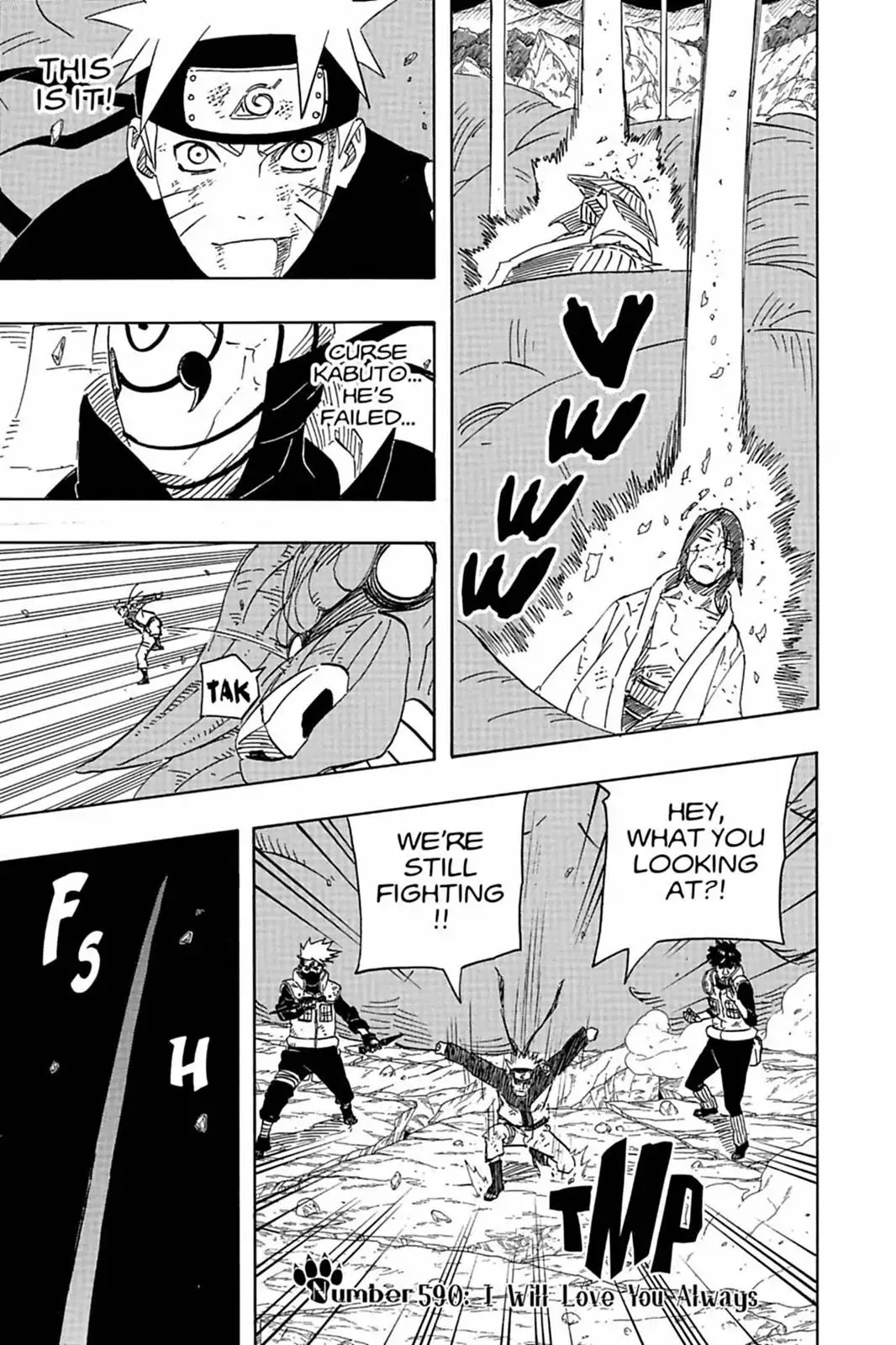 Naruto Chapter 590 page 1 - Chapter 590: I Will Love You Always